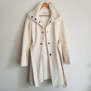 GUESS Elegant Stylish Winter Coat Ivory Milk White XS
